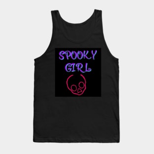 Spooky girl design Tank Top